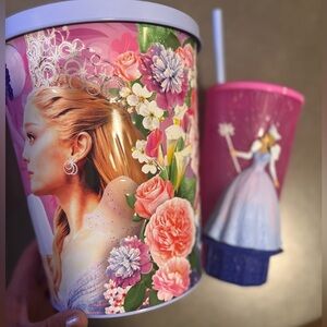 WICKED Glinda Upland Popcorn Tin Bucket and Cup Set